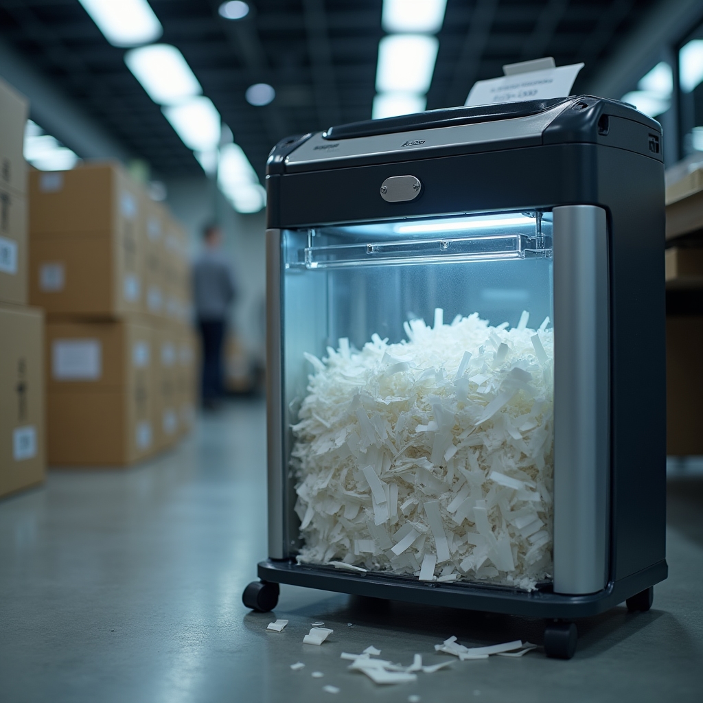 Processo di distruzione sicura di documenti cartacei dopo la digitalizzazione